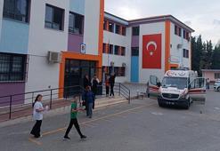 15 öğrenci yangın tüpündeki kimyevi tozdan etkilendi