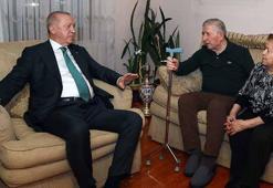 Cumhurbaşkanı Erdoğan, Yüksek İstişare Kurulu üyesi Köksal Toptan'ı ziyaret etti