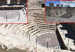 Medusa mozaiğinin üzeri kapatıldı