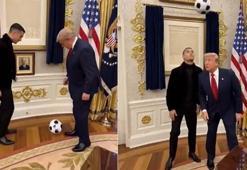 Trump’tan, Ronaldo ile Beyaz Saray'da futbol paylaşımı