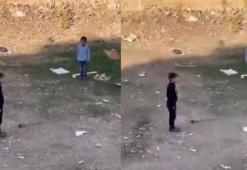 AFAD'ın siren testi sırasında çocuklar esas duruşa geçti