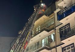 Ordu’da çatı katında çıkan yangında 5 kişi dumandan etkilendi