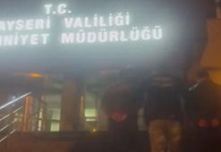 Kayseri'de 1 kilo uyuşturucu ile yakalanan 3 şüpheli tutuklandı