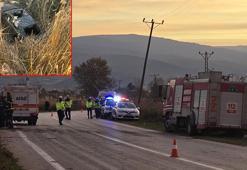 Tokat'ta otomobil, sazlık alana uçtu; 2 ölü, 1 yaralı