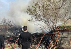 Edirne'de mobilya mağazasının deposunda yangın