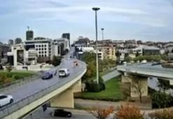 Maltepe’de hatalı sollama kazaya neden oldu; kaza kamerada