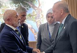 Cumhurbaşkanı Erdoğan, Brezilya Devlet Başkanı Silva ile bir araya geldi