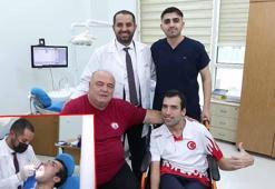 West sendromlu yüzücü, genel anesteziyle diş tedavisi olabildi