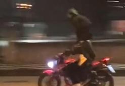 Motosiklette tehlikeli hareketler yapan 3 kişiye toplam 25 bin 3 TL ceza