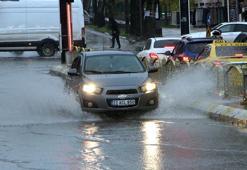 Edirne'de sağanak etkili oluyor