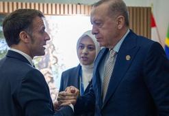 Cumhurbaşkanı Erdoğan, Fransa Cumhurbaşkanı Macron ile görüştü