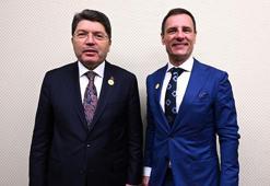 Bakan Tunç, Macaristanlı mevkidaşı Tuzson ile bir araya geldi