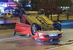 Samsun'da zincirleme kaza; 1 yaralı