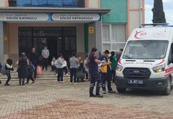 Öğle yemeği yiyen 20 öğrenci, gıda zehirlenmesi şüphesiyle hastaneye kaldırıldı