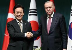 Cumhurbaşkanı Erdoğan, Güney Kore Cumhurbaşkanı Lee'yi resmi törenle karşıladı