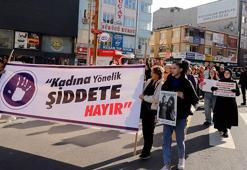 Edirne'de kadınlardan şiddete karşı yürüyüş