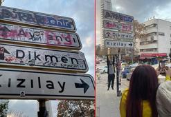 Kızılay tabelası, 4'üncü kez yenilendi