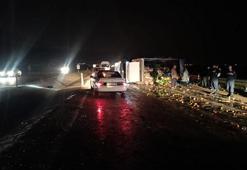 Kamyonet devrildi: 1 yaralı