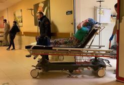 Lastiği patlayan otomobil şarampole yuvarlandı, 1 yaralı