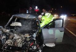 Erzurum’da otomobil ile hayvan yüklü kamyonet çarpıştı: 1 ölü, 2 yaralı