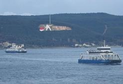 Gökçeada ve Bozcaada feribot seferlerine 'fırtına' engeli
