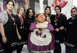 Şeker hamurundan 150 kiloluk heykel