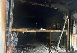 Alacaklı olduğunu iddia edip işçilerin kaldığı binada yangın çıkardı