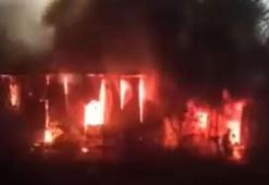 Bursa'da prefabrik yangını, 1 yaralı