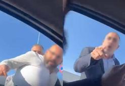 Bursa'da 'yol verme' tartışması kamerada