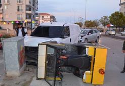 Park halindeki 3 araca çarpan alkollü sürücü, sağlık çalışanına "Beni morga götürün" dedi