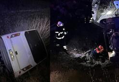 Siirt’te maden işçilerini taşıyan midibüs uçuruma yuvarlandı: 2’si ağır 15 yaralı