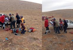 Dağlık alanda kalp krizi geçiren çoban, hava ambulansıyla kurtarıldı