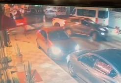 Maltepe'de motosikletliye çarpıp kaçtı: kaza kamerada