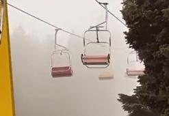 Uludağ'a kar yağdı