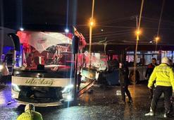 Tekirdağ'da yolcu otobüsü ile halk otobüsü çarpıştı; 9 yaralı