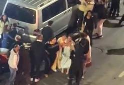 Şişli’de düğün salonundaki laf atma kavgası sokağa taştı; polis müdahale etti