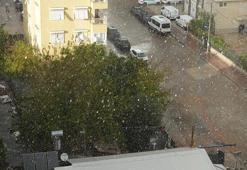 Antalya'da dolu yağışı