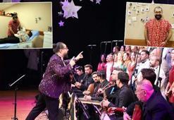 Gündüz şifa dağıtıyor, akşam kurduğu koroyla sahne alıyor