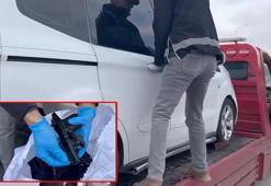Çekiciye yüklenmiş araçla silah kaçakçılığı; 2 gözaltı