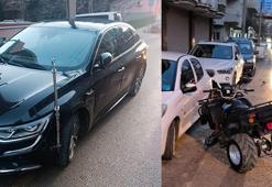 Askeri araca ve otomobile çarpan ATV’nin alkollü sürücüsü yaralandı