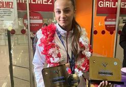 Kick boksçu Elif, dünya şampiyonluğunu iki ay önce kaybettiği babasına hediye etti
