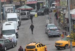 Van'da dolu yağışı etkili oldu