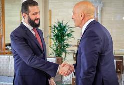 Suriye Cumhurbaşkanı Şara, ABD'nin Suriye Özel Temsilcisi Barrack'ı kabul etti