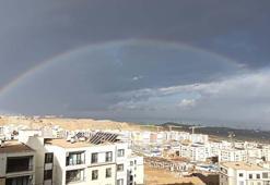 İskenderun Körfezi'nde gökkuşağı oluştu
