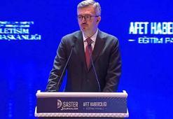 İletişim Başkanı Duran: Afet haberciliği ders müfredatı geliştirilmesini önemsiyorum