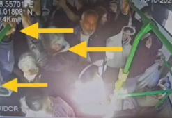 Büyükçekmece'de otobüste yankesicilik kamerada: 2 kişi tutuklandı