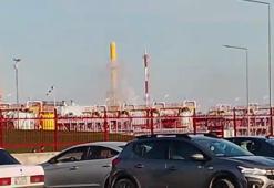 Silivri'de doğal gaz tesisindeki yangın kontrol altına alındı