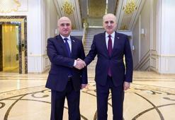 TBMM Başkanı Kurtulmuş, Tacikistan Temsilciler Meclisi Başkanı Idizoda ile bir araya geldi