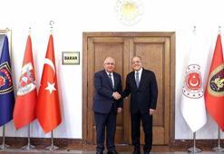 Bakan Güler, yaş haddinden emekli olan Şuay Alpay'ı kabul etti