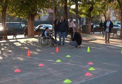 Siirt'te engelli bireyleri anlamak için ‘empati parkuru’ kuruldu